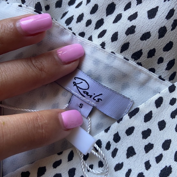 NWT Rails Spotted Wrap Dress - Picture 14 of 15